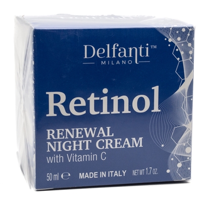 Delfanti RETINOL Renewal Night Cream with Vitamin C  1.7 fl oz