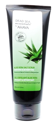 Dead Sea Essentials by AHAVA Aloe Vera Salt Scrub 7.5 Fl Oz.