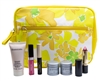 Elizabeth Arden Gift  Bag Set:  Ceramide Purifying Cream Cleanser,  High Shine Lip Gloss Pink Pout, Ceramide Mascara Black,  Prevage Anti-Aging Night Restorative Cream .25oz & Day Moisture Cream, Ceramide Ultra Lipstick Coral, Gift Bag