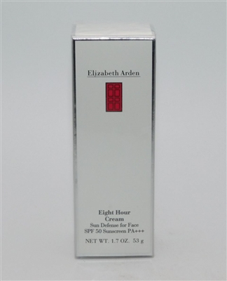 Elizabeth Arden New York Eight Hour Cream Sun Defense For Face SPF 50 Sunscreen PA++ 1.7 Oz