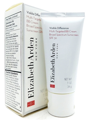 Elizabeth Arden Visible Difference Multi-Targeted BB Cream SPF30 Shade 03 1 Oz.