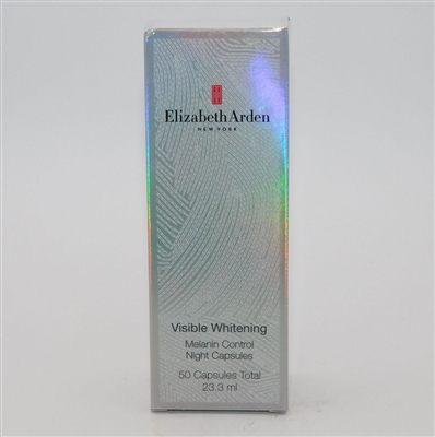 Elizabeth Arden New York Visible Whitening Melanin Control Night Capsules 50 Capsules 0.79 Oz Each