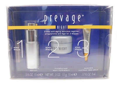 Elizabeth Arden Prevage Night Box Set: 1 Treatment, 2 Moisturizer, 3 Eyecare