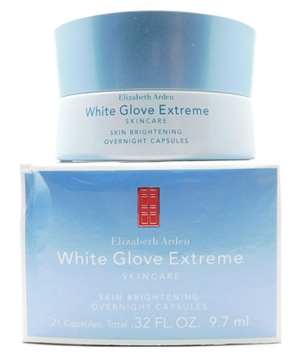 Elizabeth Arden White Glove Extreme Skin Brightening Overnight Capsules 21 capsules total .32 Fl Oz.