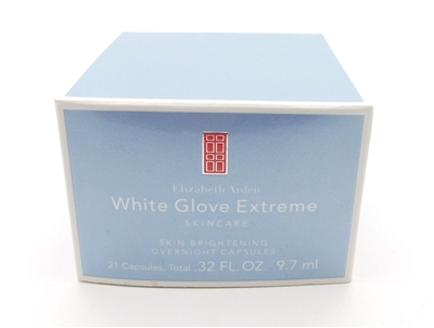 Elizabeth Arden Whit Glove Extreme Skincare Skin Brightening Overnight Capsules 21 Capsules .32FlOz