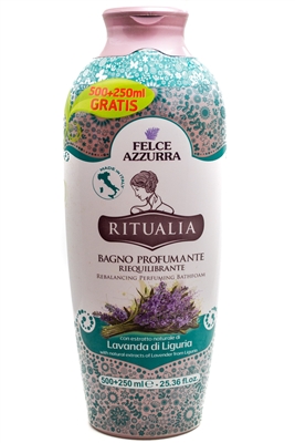 Felce Azzura RITUALIA Rebalancing Perfuming Bath Foam, Lavender from Liguria   25.3 fl oz