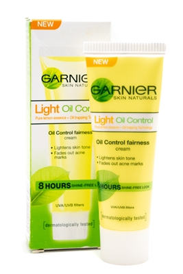 Garnier Light Oil Control Cream, Lightens Skin Tone, Fades Acne Marks   .67 fl oz