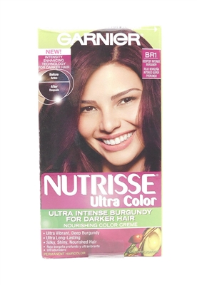 Garnier Nutrisse Ultra Color Ultra Intense Burgundy for Darker Hair BR1 Deepest Intense Burgundy One Application