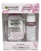 Garnier SkinActive Cleanse & Prep Kit: Micellar Cleansing Water 3.4 fl oz and Soothing Facial Mist 1 fl oz