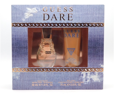 Guess DARE 2 Pc. Set: Eau de Toilette 1 Oz & Body Lotion 2.5 Oz