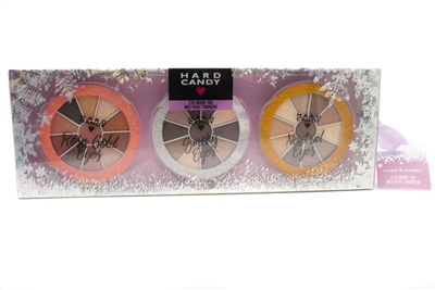 Hard Candy EYE ADORE YOU 3 Piece Eyeshadow Collection; Rose Gold, Smokey Eyes, Neutral Eyes Palettes .22oz each