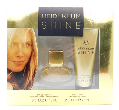 Heide Klum Shine Gift Set: Eau De Toilette .5 Fl Oz., Body Lotion 2.5 Fl Oz.