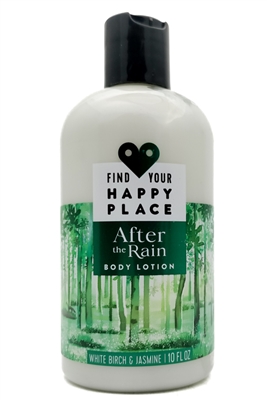 Find Your Happy Place AFTER THE RAIN Body Lotion, White Birch & Jasmine   10 fl oz