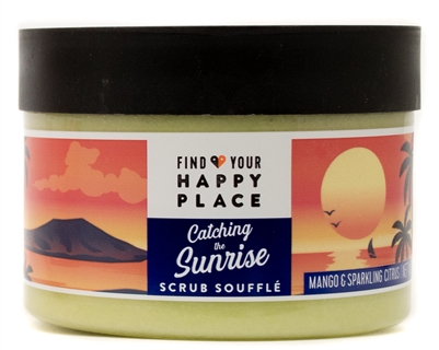 Find Your Happy Place CATCHING THE SUNRISE Scrub Souffle Scrub, Mango & Sparkling Citrus  10oz
