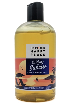 Find Your Happy Place CATCHING THE SUNRISE Shower Gel, Mango & Citrus 10 fl oz