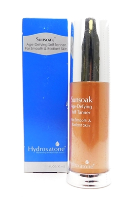 Hydroxatone Sunsoak Age-Defying Self Tanner 1 Fl Oz.