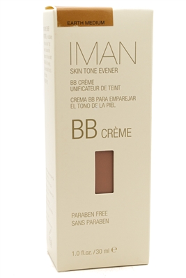 Iman BB CREME Skin Tone Evener, Earth Medium   1 fl oz