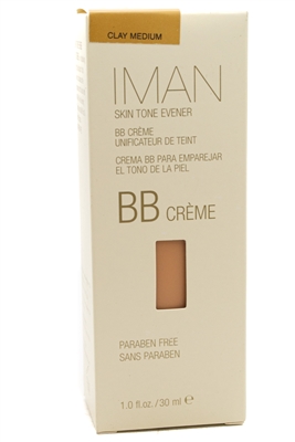 Iman BB CREME Skin Tone Evener, Clay Medium  1 fl oz
