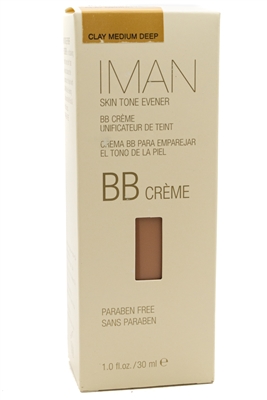 Iman BB CREME Skin Tone Evener, Clay Medium Deep   1 fl oz