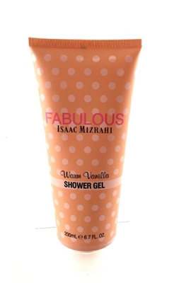 Isaac Mizrahi FABULOUS Warm Vanilla Perfumed Shower Gel 6.7 Oz