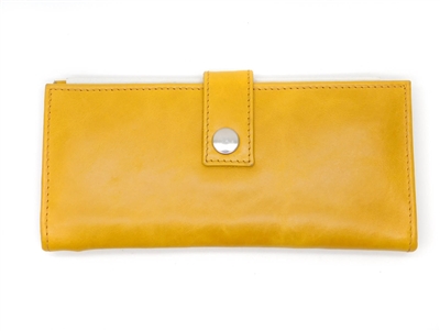 Iris Tyler Genuine Leather, Soho Card Wallet, Mustard