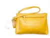 Iris Tyler Genuine Leather, Melissa Wristlet, Mustard