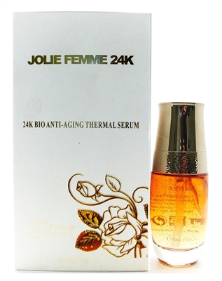 Jolie Femme 24K Bio Anti-Aging Thermal Serum 1.35 Fl Oz.