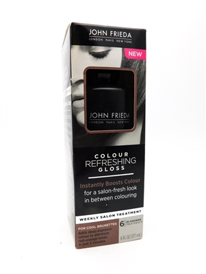 John Frieda Colour Refreshing Gloss Weekly Salon Treatment for cool brunettes 6 fl oz (6 treatments)