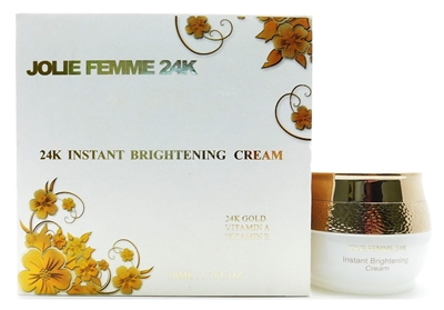 Jolie Femme 24K Instant Brightening Cream 1.7 Fl Oz.