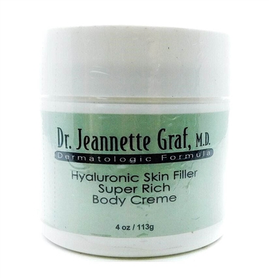 Dr. Jeannette Graf Hyaluronic Skin Filler Super Rich Body Creme 4 Oz.
