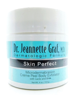 Dr. Jeannette Graf Microdermabrasion Creme Peel Body Exfoliator 4 Oz.