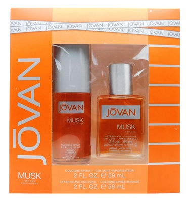 Jovan Musk for men: Cologne Spray, After Shave Cologne (each 2 Fl Oz.)