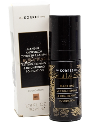 Korres BLACK PINE Lifting, Firming & Brightening Foundation, BPF3  1 fl ozfl oz