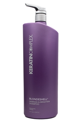 Keratin Complex BLONDESHELL Debrass & Brighten Shampoo  33.8 fl oz