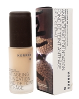 Korres Quercetine & Oak ANTI AGEING FOUNDATION, 10 Light Sand .91 fl oz