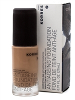 Korres Quercetine & Oak ANTI AGEING FOUNDATION, 30 Caramel  .91 fl oz