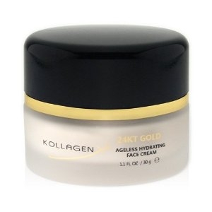 Kollagenx 24Kt Gold Ageless Hydrating Face Cream 1.1 Oz