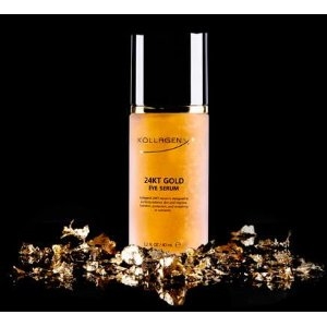 Kollagenx 24KT Gold Flake Serum for Face, Eyes and Neck, 1.2 Oz.