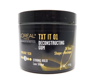 L'Oreal Advanced Hairstyle TXT IT 01 Deconstructing Gum 4 Oz.