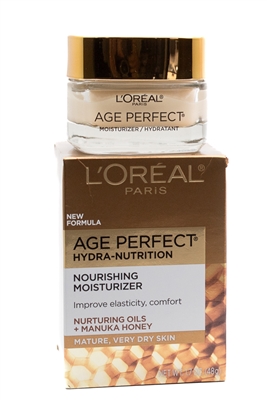 L'Oreal AGE PERFECT Hydra-Nutrition Nourishing Moisturizer for Mature Very Dry Skin  1.7oz