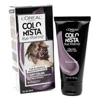L'Oreal COLORISTA  Hair Makeup 1 Day Color for Blondes & Highlighted Hair, Lilac500  1 fl oz
