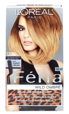 L'Oreal Feria 070 Wild Ombre one application