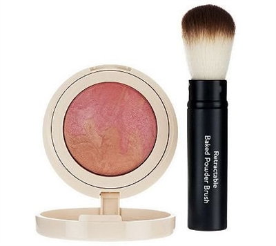 Laura Geller Baked Flambe Blush with Retractable Powder Brush .17 Oz