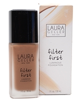 Laura Geller FILTER FIRST Luminous Foundation, Chestnut   1 fl oz