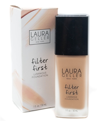 Laura Geller FILTER FIRST Luminous Foundation, Golden Medium  1 fl oz