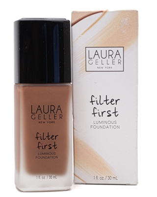 Laura Geller FILTER FIRST Luminous Foundation, Mahogany  1 fl oz