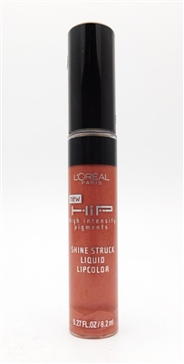 L'Oreal HIP Shine Struck Liquid Lipcolor 260 Zealous .27 Fl Oz.