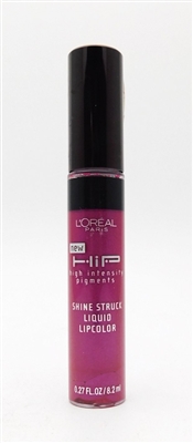 Loreal HIP Shine Struck Liquid Lipcolor 662 Arresting .27 Fl Oz.