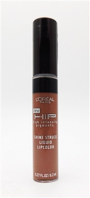 Loreal HIP Shine Struck Liquid Lipcolor 860 Pretentious .27 Fl Oz.