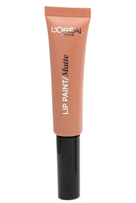 L'Oreal LIP PAINT MATTE Liquid Lipstick, 208 Off-White  .27 fl oz